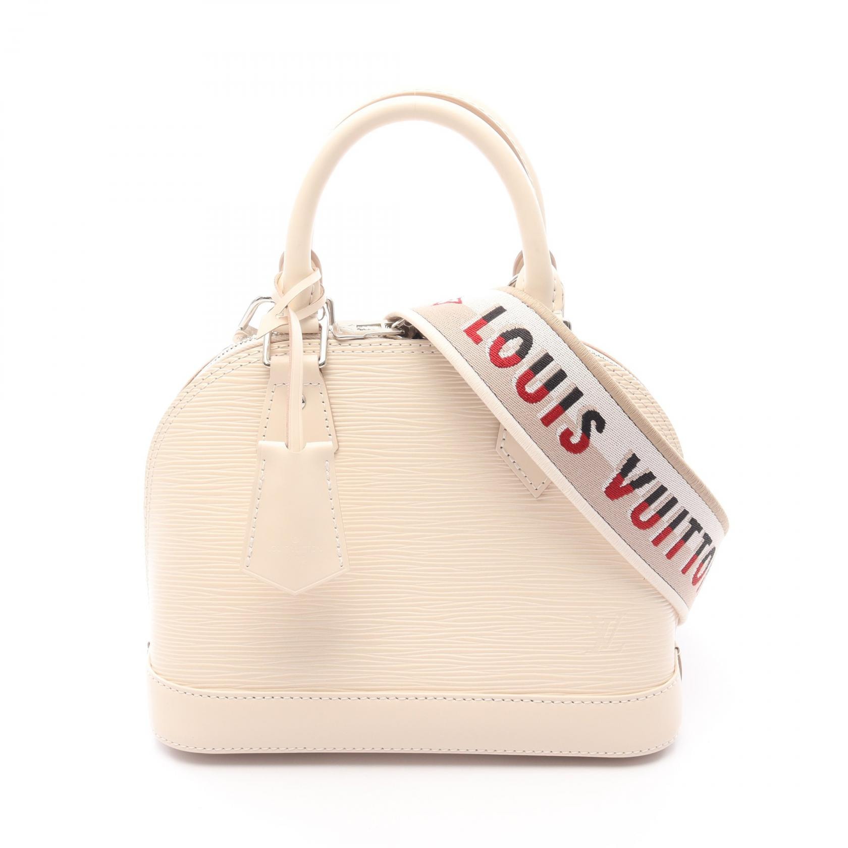 ルイ・ヴィトン LOUIS VUITTON アルマBB ハンドバッグ バッグ レザー エピ クオーツ レディース アイボリー系 M58706 【中古】