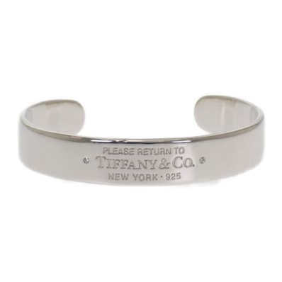 ティファニー TIFFANY&Co. ナローカフ 68174899 バングル シルバー925 シルバー ダイヤモンド レディース【中古】【Aランク】
