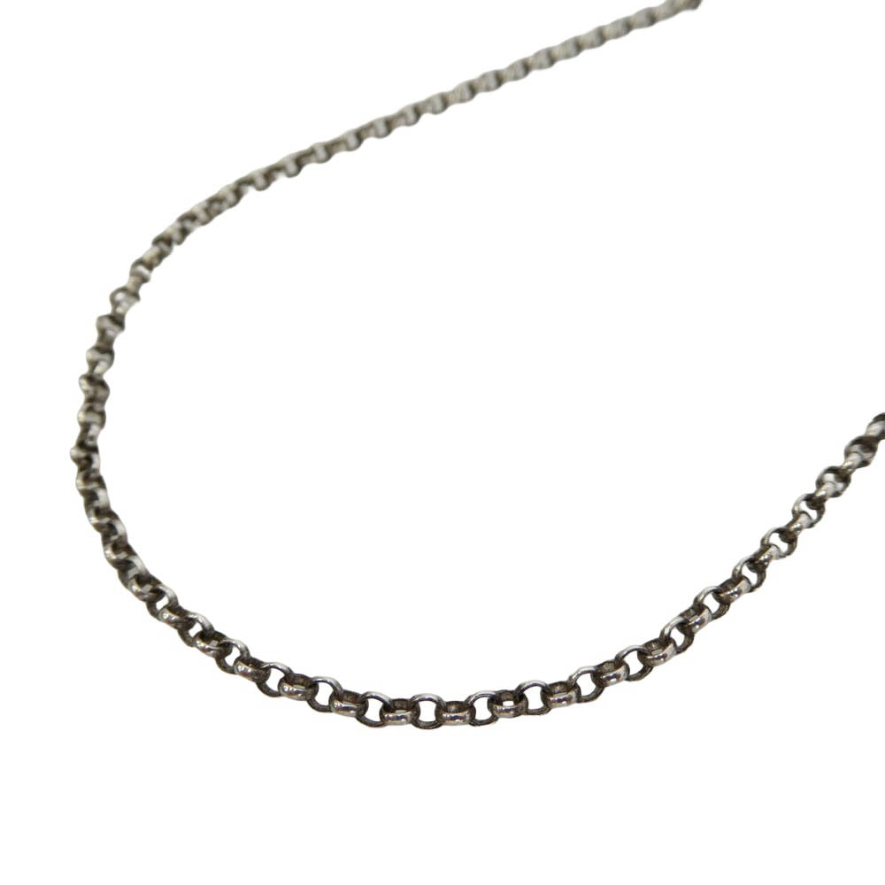 CHROME HEARTS クロムハーツ(原本無) NECKCHAIN R18 ロール チェーン ネックレス 18inch シルバー系【中古】