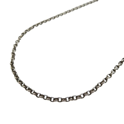CHROME HEARTS クロムハーツ(原本無) NECKCHAIN R18 ロール チェーン ネックレス 18inch シルバー系【中古】