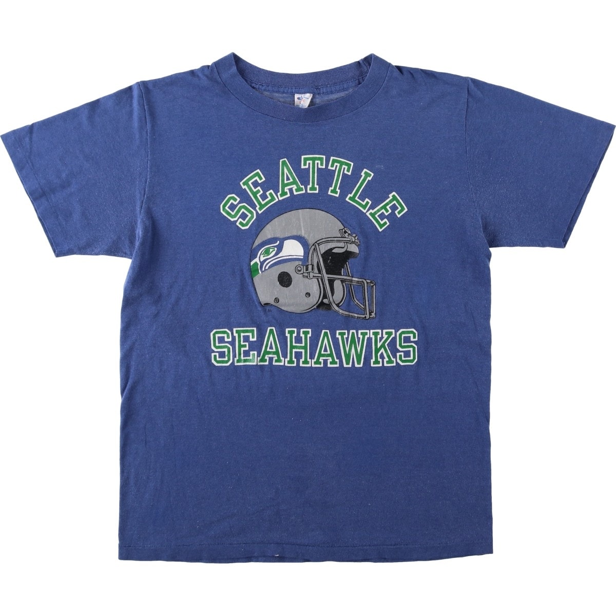 古着 80年代 チャンピオン Champion トリコタグ NFL SEATTLE SEAHAWKS シアトルシーホークス スポーツTシャツ USA製 レディースL相当 ヴィンテージ/eaa641944