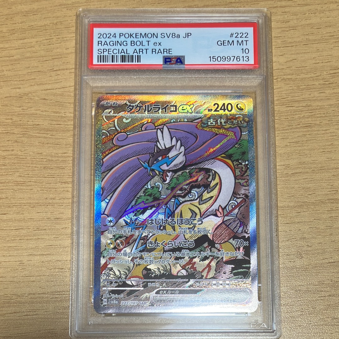 タケルライコex SAR [SV8a 222/187](ハイクラスパック「テラスタル