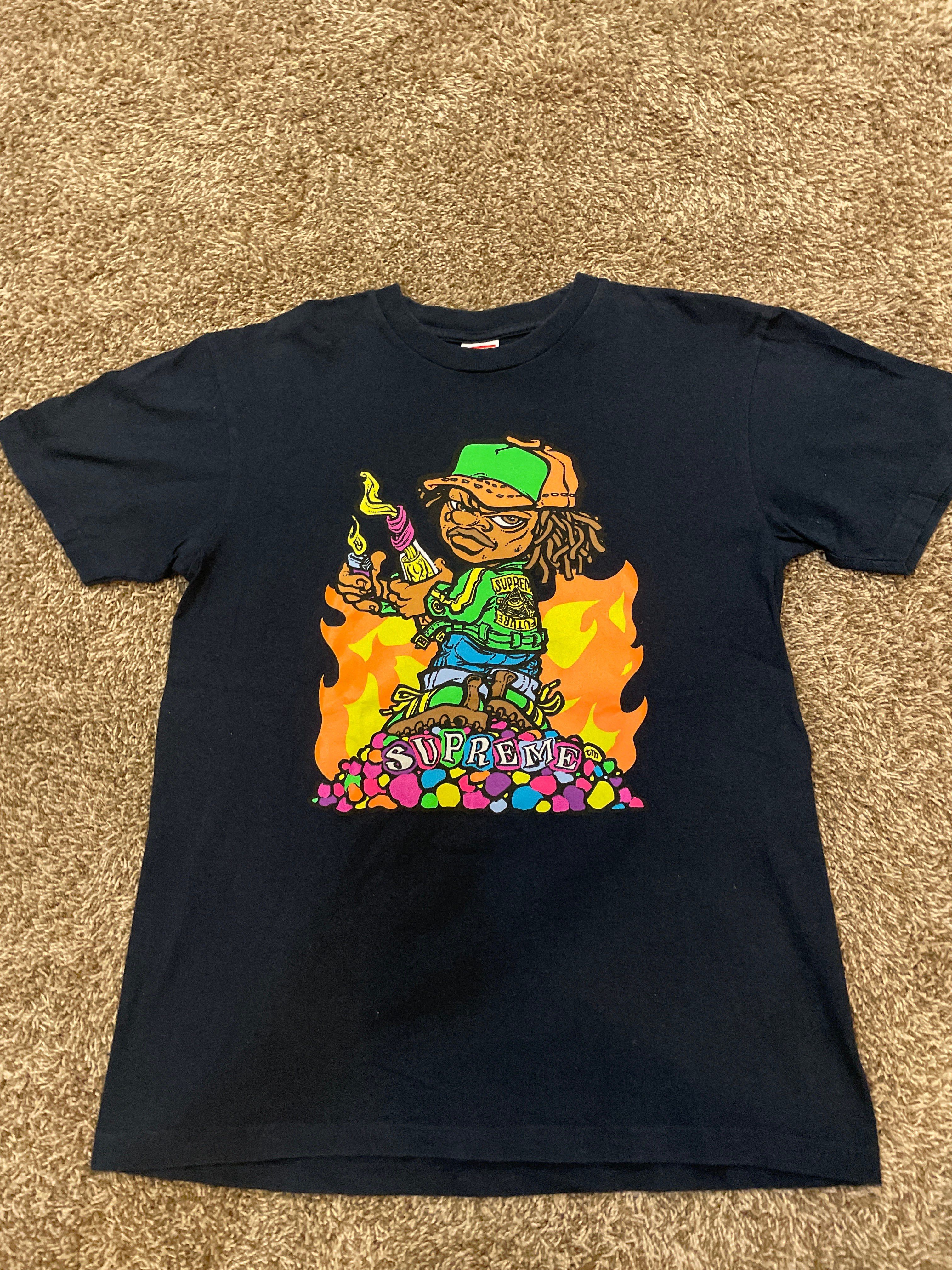 Supreme Molotov Kid Tee "Navy"
