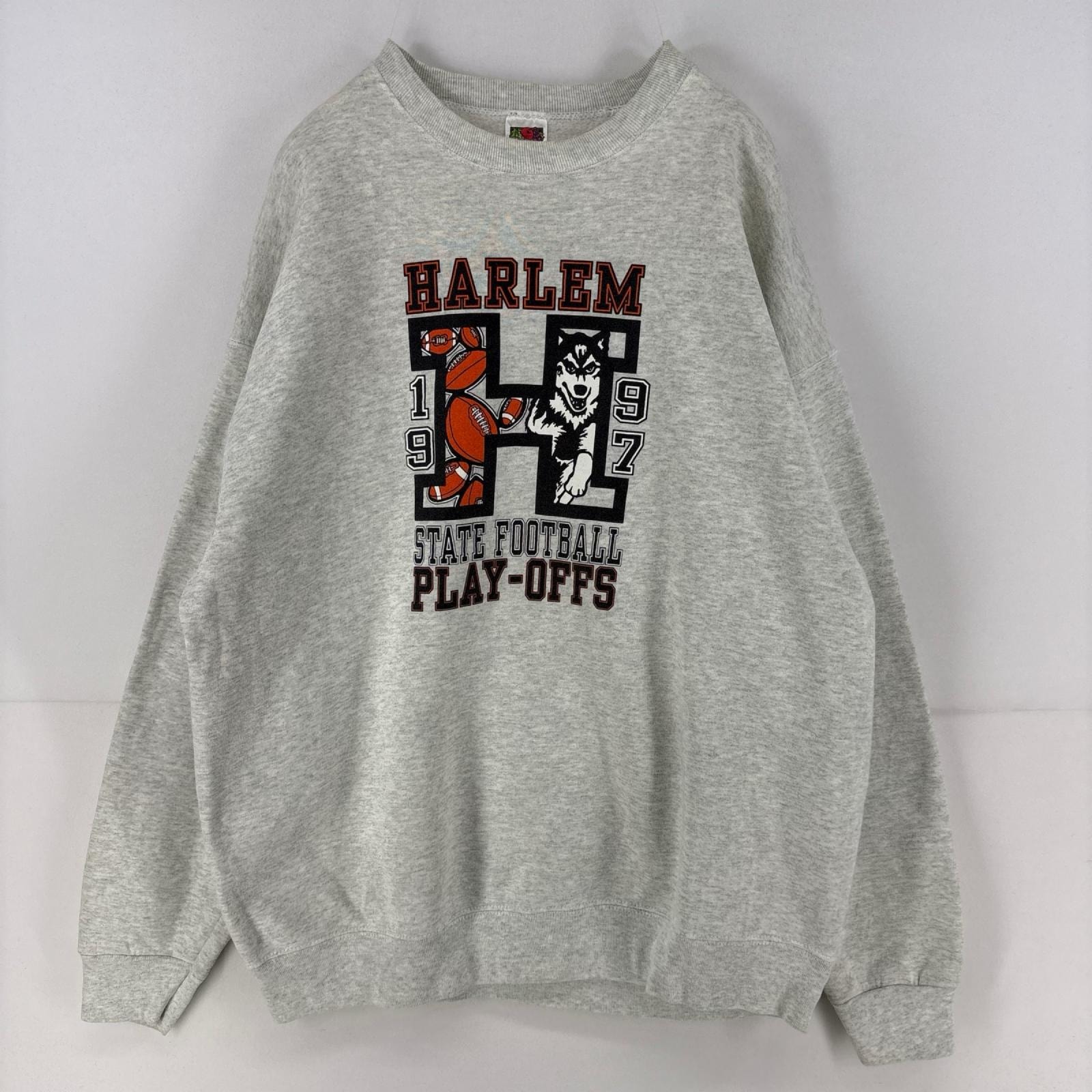 古着 フルーツオブザルーム FRUIT OF THE LOOM USA製 スウェット ロゴ プリント 大きいサイズ 2XL  グレー メンズ