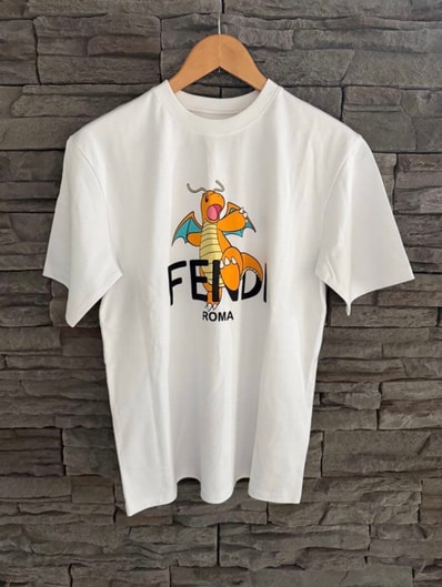 Pokemon x Fragment x FENDI Women's Dragonite T-shirt "White"