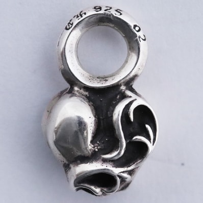 Chrome Hearts #B Stack Charm Heart "Silver"