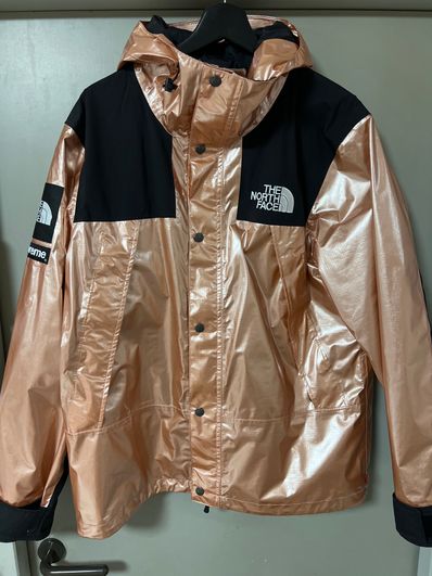 Supreme x The North Face Metallic Mountain Parka "Pink"
