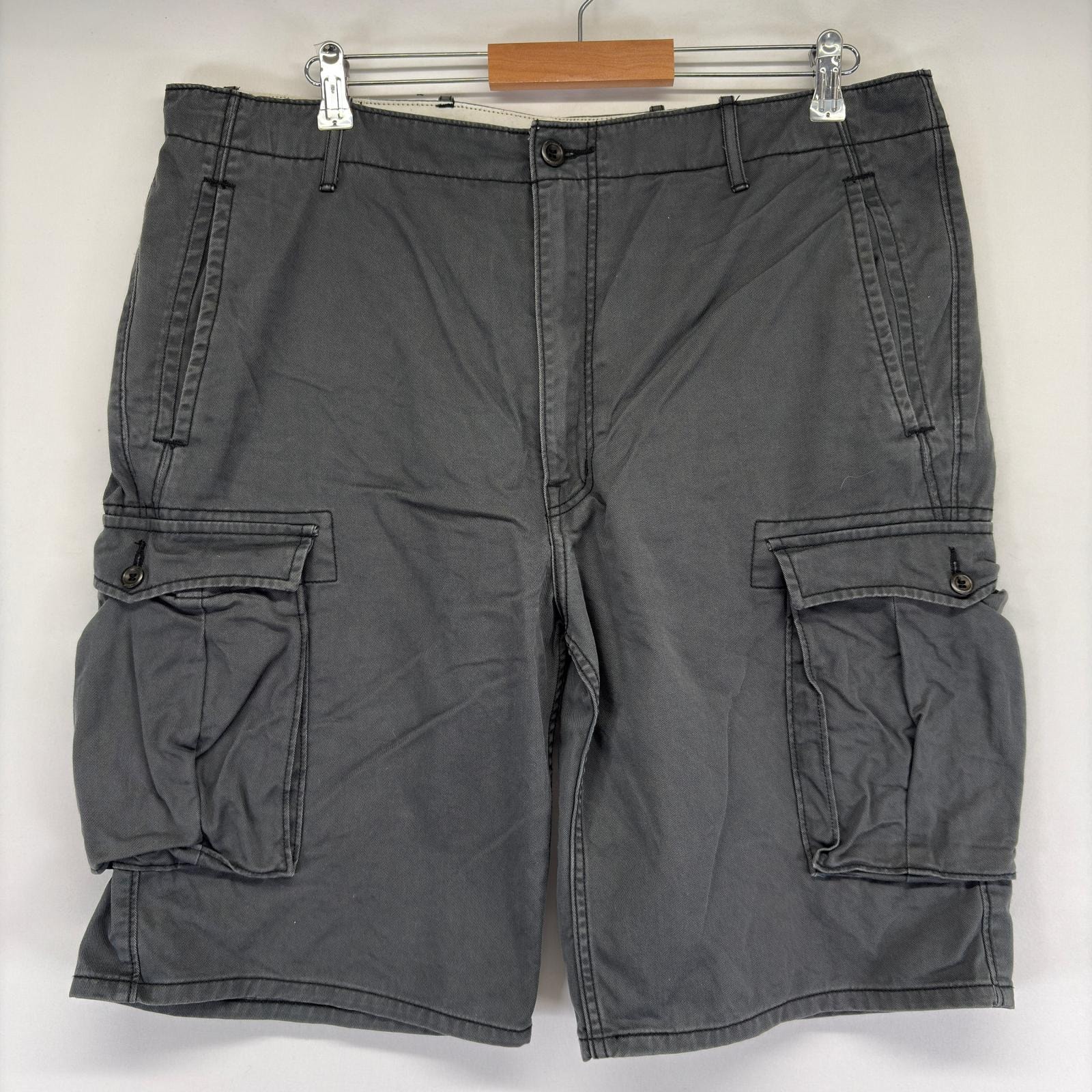 古着 リーバイス Levi's パンツ カーゴパンツ チノパン ハーフパンツ ショート ワンポイントロゴ w38  グレー系 メンズ