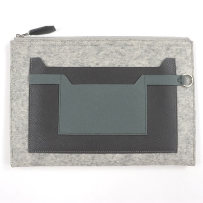 美品 エルメス
クラッチバッグ TOO DOO トゥードゥー29 グレー メンズ