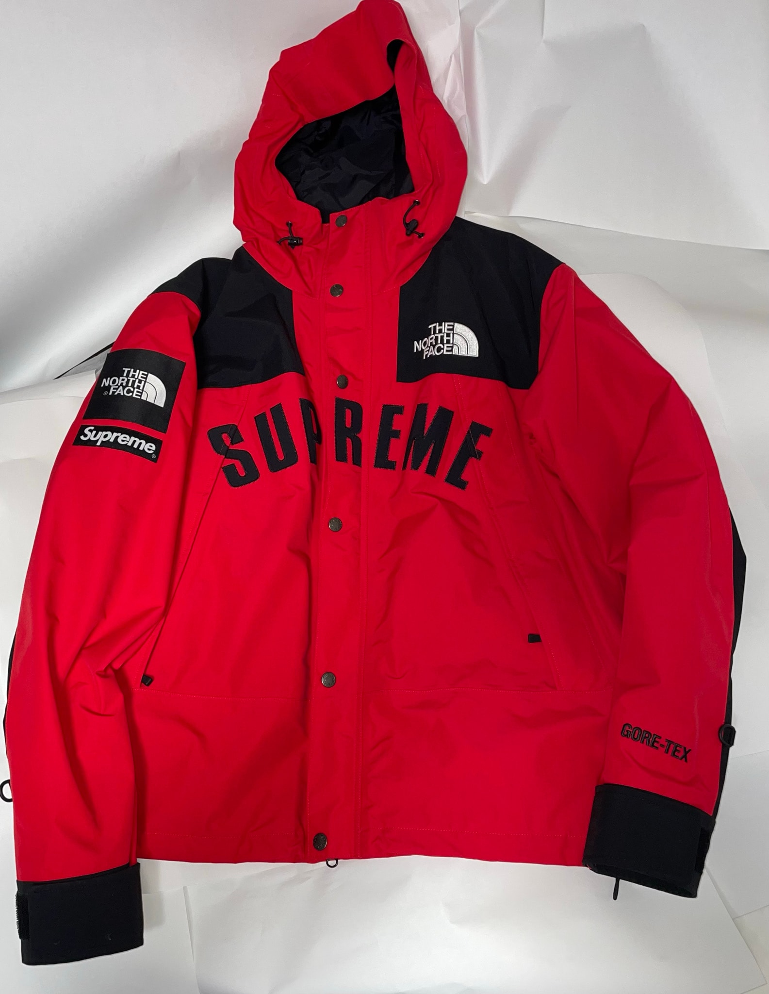 Supreme x The North Face Arc Logo Mountain Parka "Red"