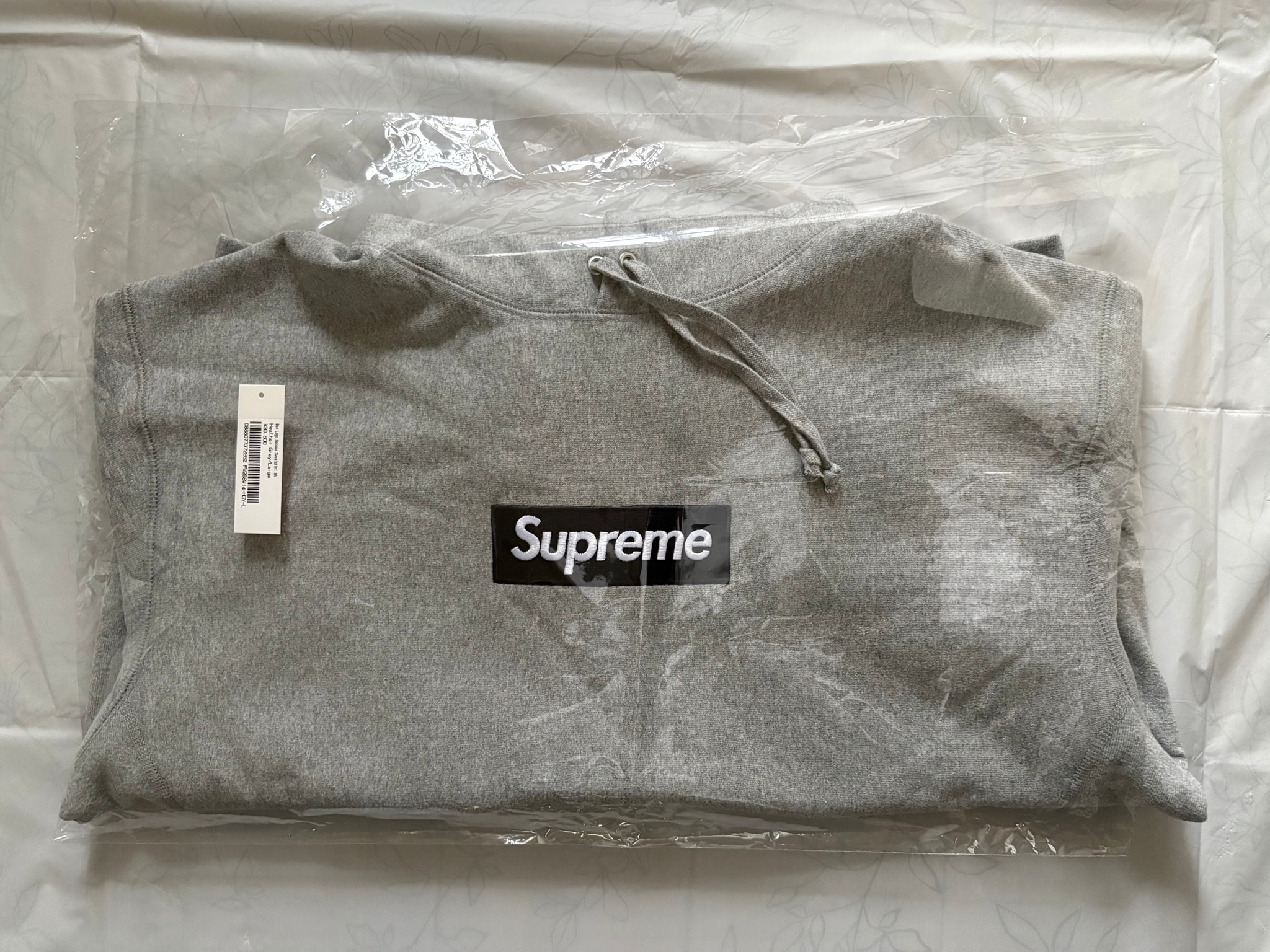 Supreme Box Logo Hooded Sweatshirt (25FW) "Heather Grey"