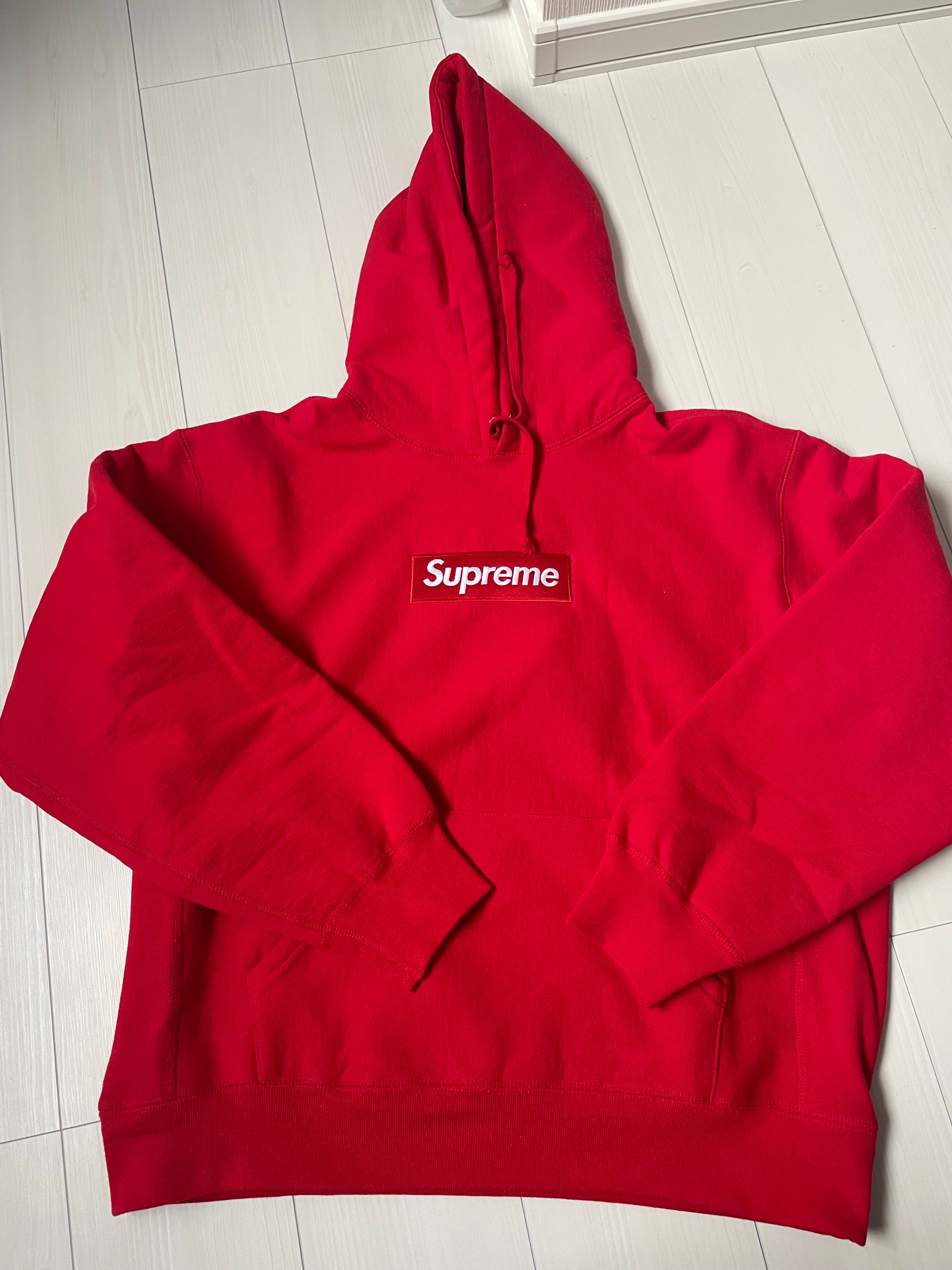 Supreme Box Logo Hooded Sweatshirt "Red" (23FW)