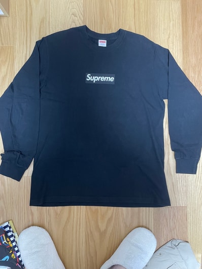 Supreme Box Logo L/S Tee "Black"