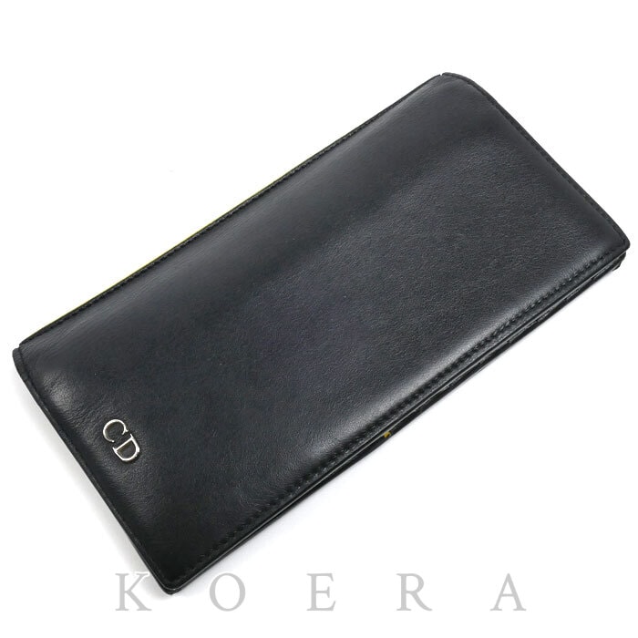 Dior ディオール DIOR HOMME 長財布 ブラック メンズ【中古】