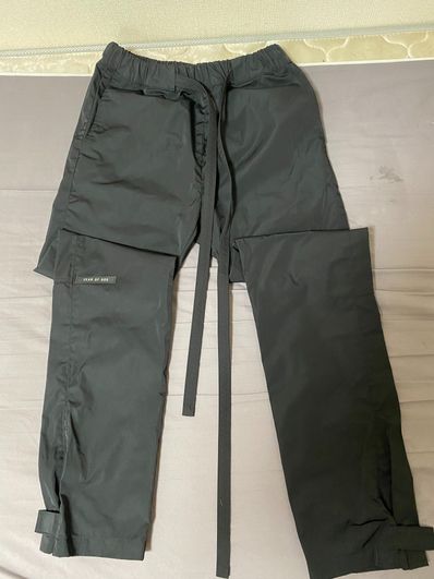 FEAR OF GOD Nylon Cargo Snap Pants "Black"