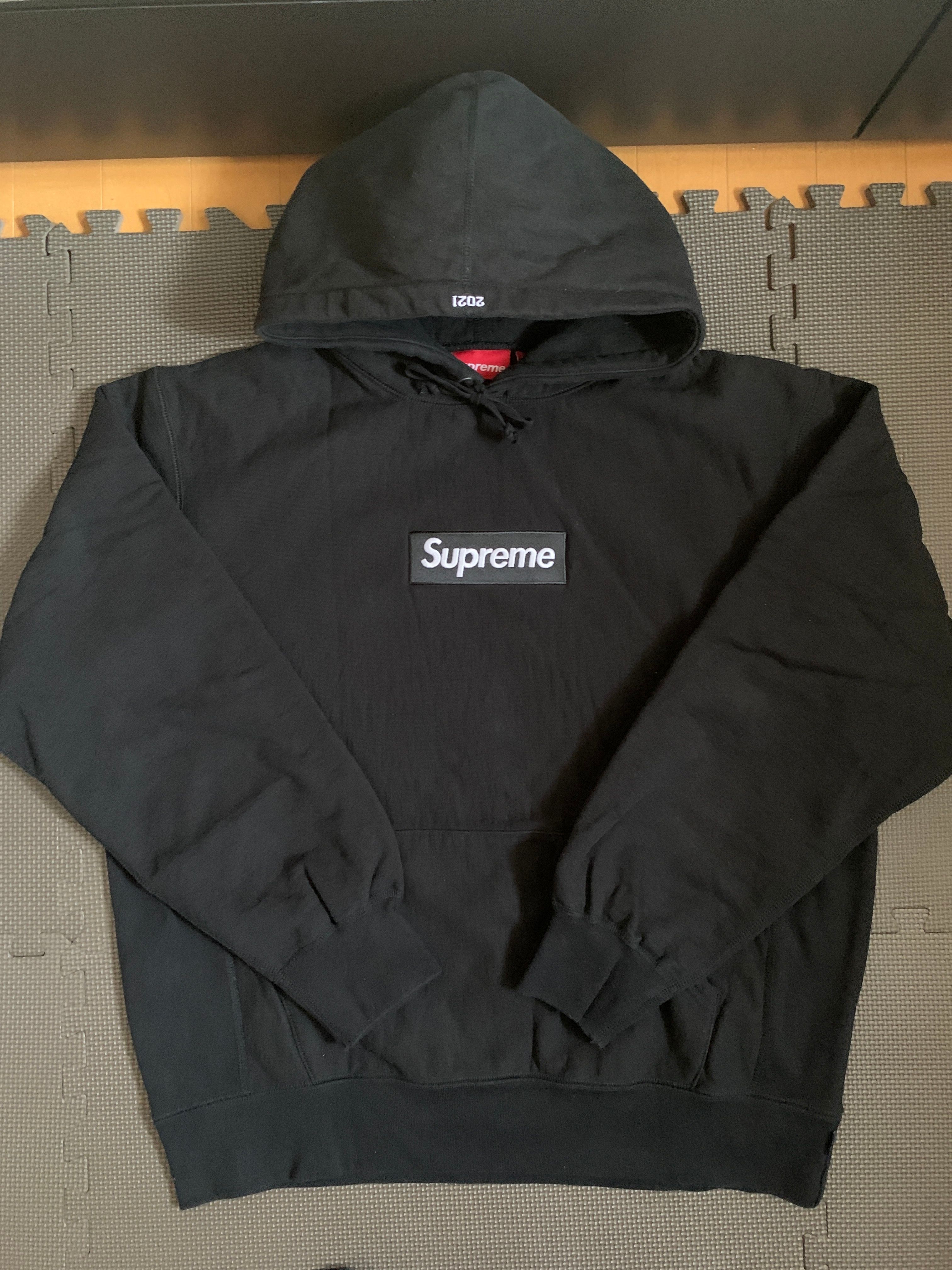 Supreme Box Logo Hooded Sweatshirt "Black" (21FW)