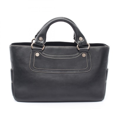 セリーヌ CELINE ブギーバッグ ハンドバッグ バッグ レザー レディース ブラック系 【中古】