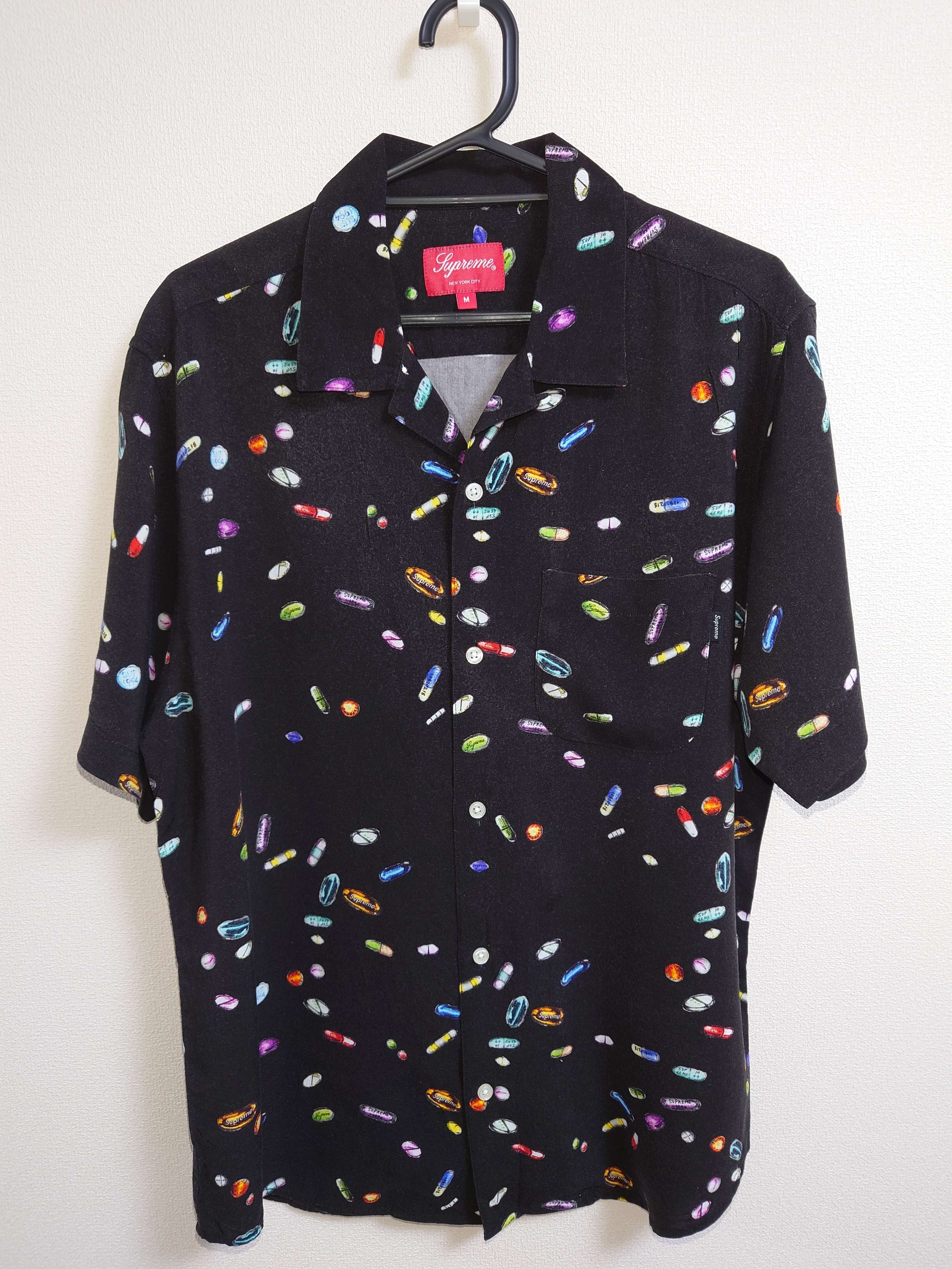 Supreme Pills Rayon Shirt "Black"