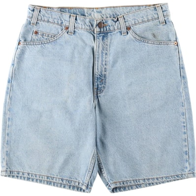 古着 90年代 リーバイス Levi's 550 RELAXED FIT オレンジタブ デニムショーツ ショートパンツ メンズw33相当 ヴィンテージ/eaa647955