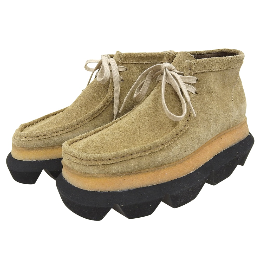 サカイ Clarks Originals Hybrid Wallabee Boots シューズ レディース ベージュ系 24cm 24