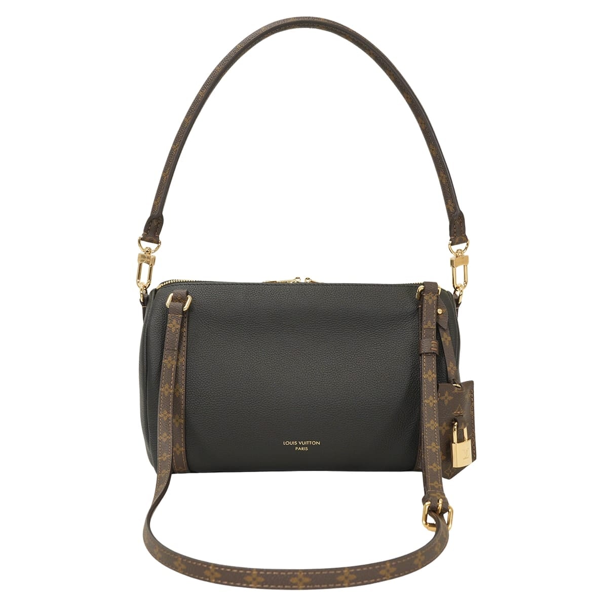 【渋谷並木橋店】LOUIS VUITTON ルイ・ヴィトン ショルダーバッグ ハンドバッグ 2way エクスプレス PM 黒 (ブラック) カーフレザー/モノグラム ゴールド金具 M26039 新品同様【中古】