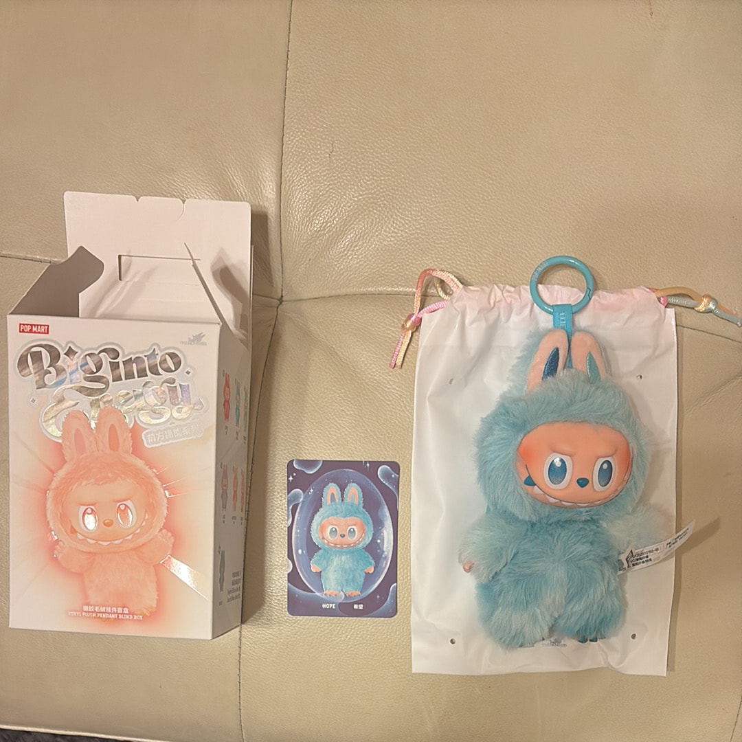 POP MART THE MONSTERS (LABUBU) Big into Energy Series Plush Pendant HOPE