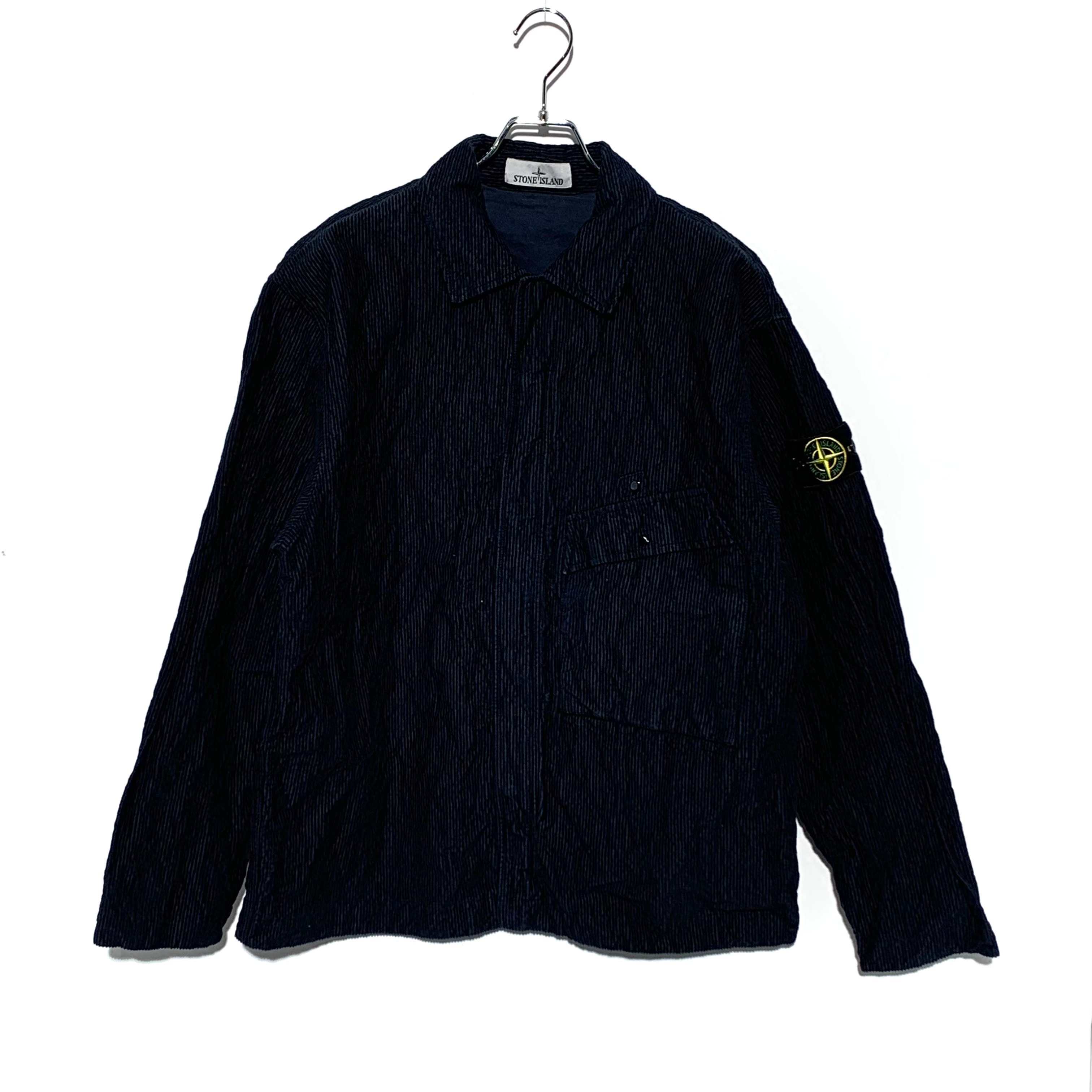 Stone Island 1200020 Wrinkled Corduroy 500-TC "Navy Blue"