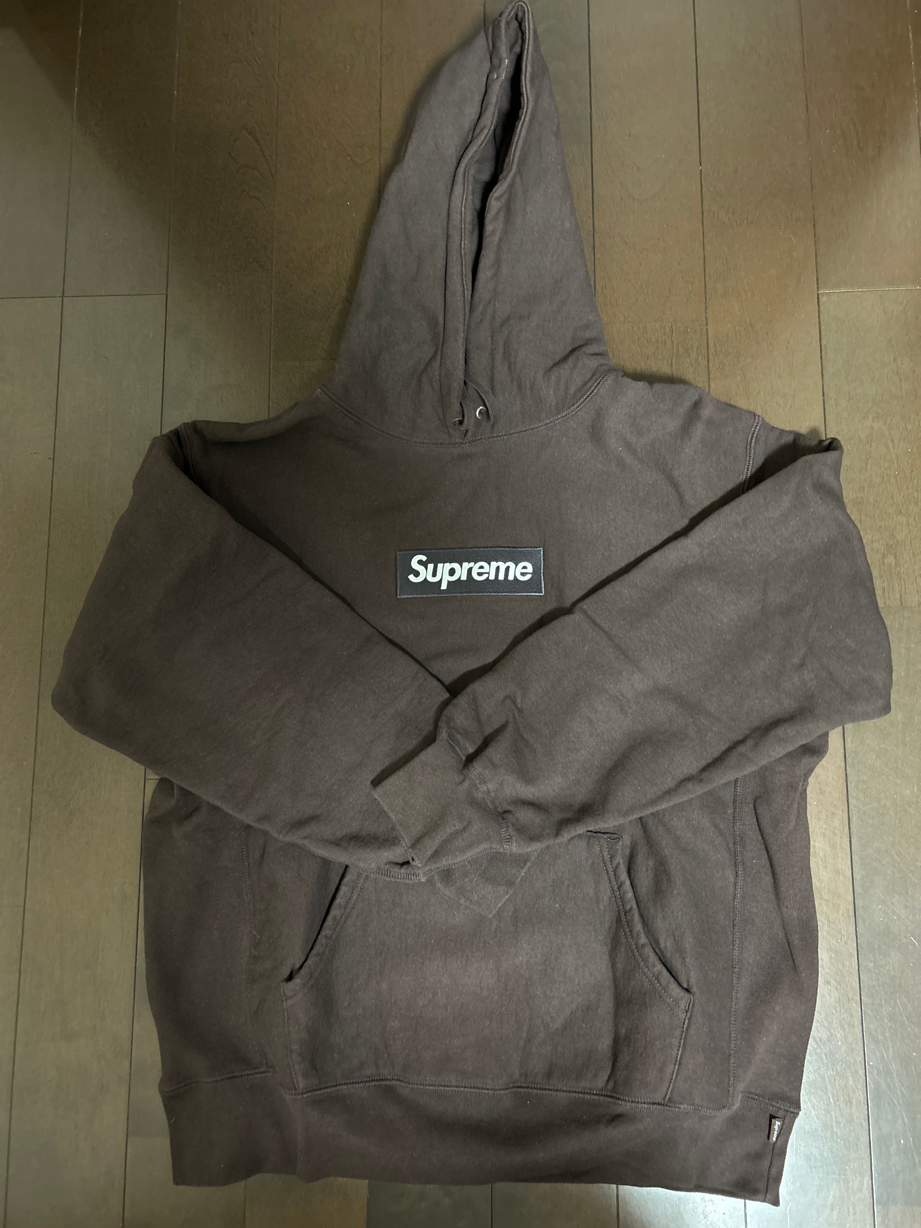 Supreme Box Logo Hooded Sweatshirt "Dark Brown" (21FW)