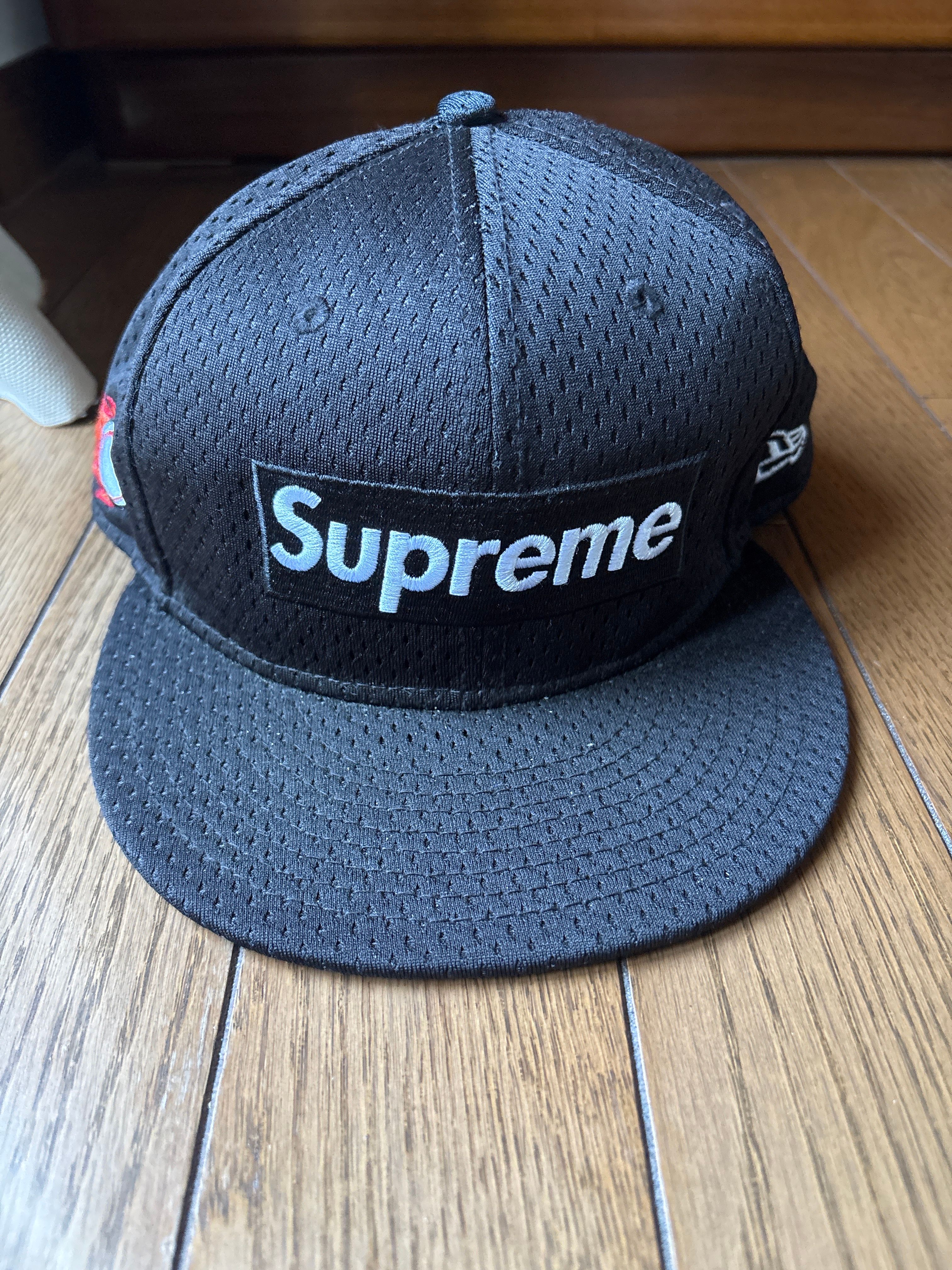 Supreme Mesh Box Logo New Era "Black"