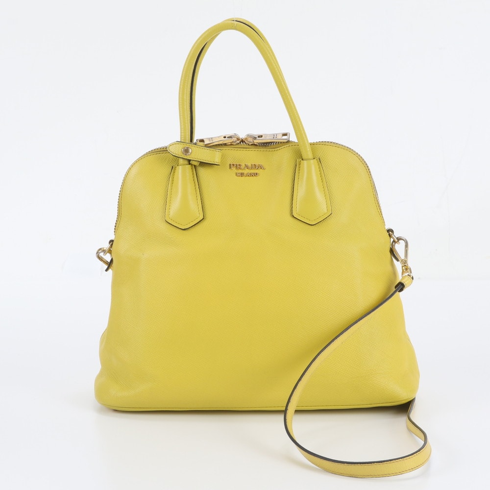 ■美品 プラダ ショルダーバッグ レザー