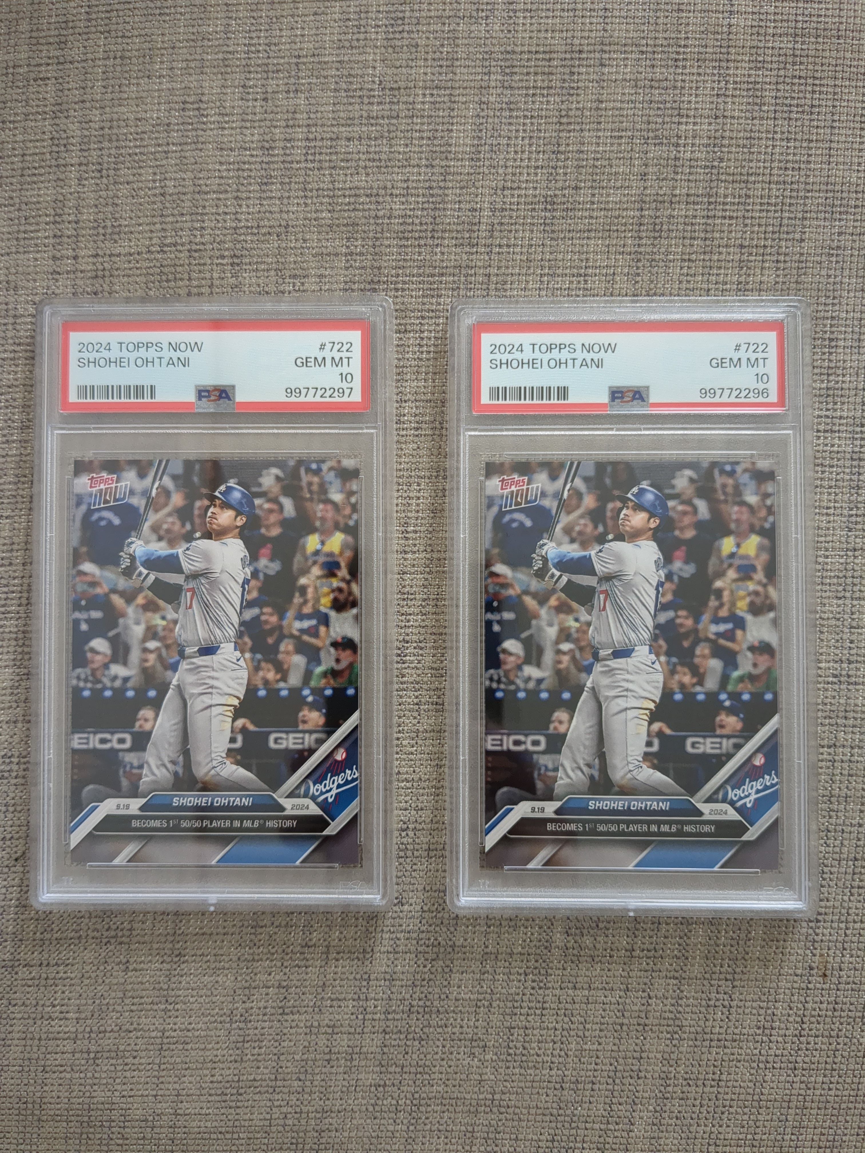 【100枚】TOPPS NOW 2024 722 大谷翔平 カード 50/50 Topps株式会社が ToppsNOW新商品「Shohei Ohtani 50/50 - 2024