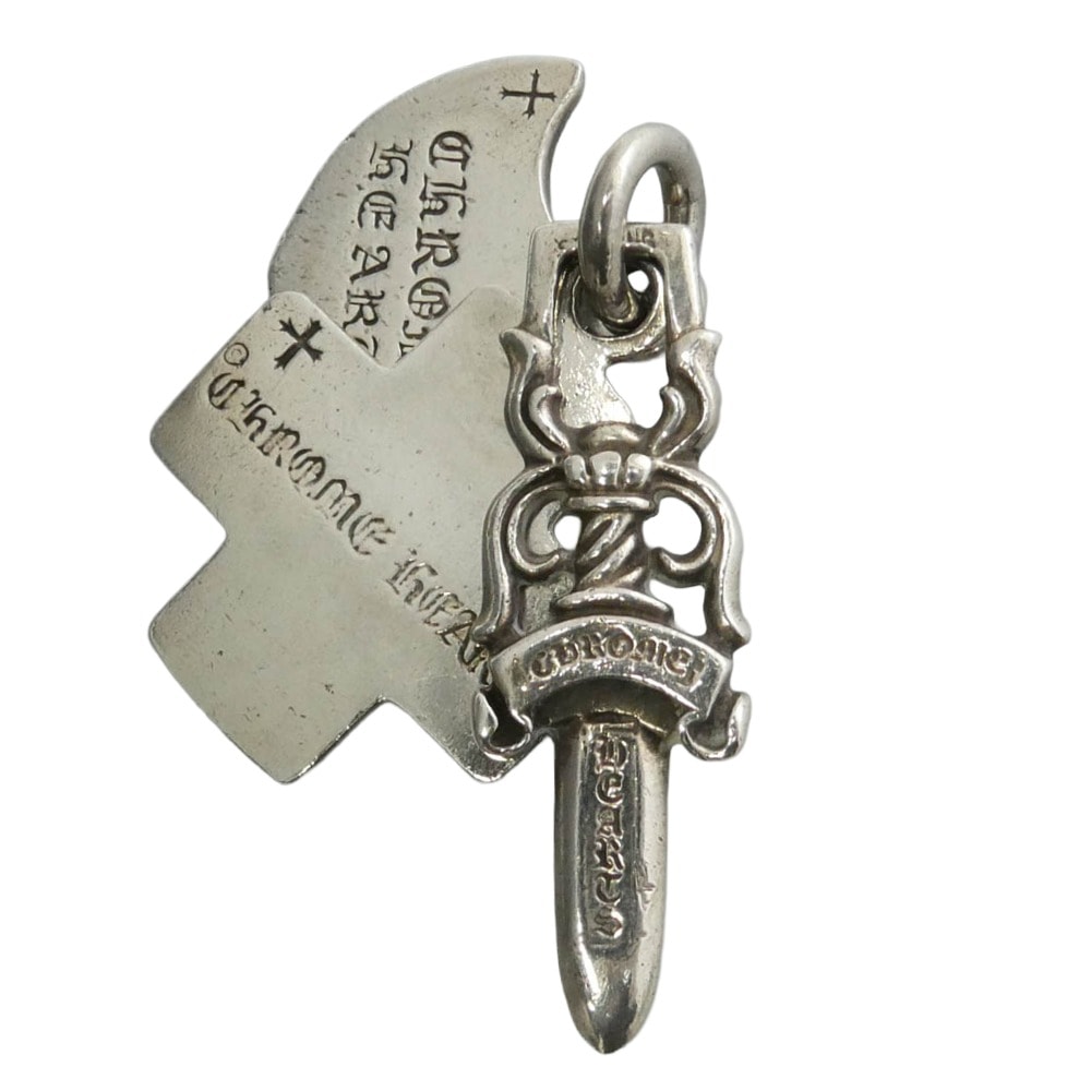 D (傷や汚れあり)】CHROME HEARTS クロムハーツ（原本無） 3TRINKETS