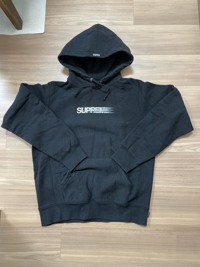Supreme Motion Logo Hooded Sweatshirt "Black" (20SS)