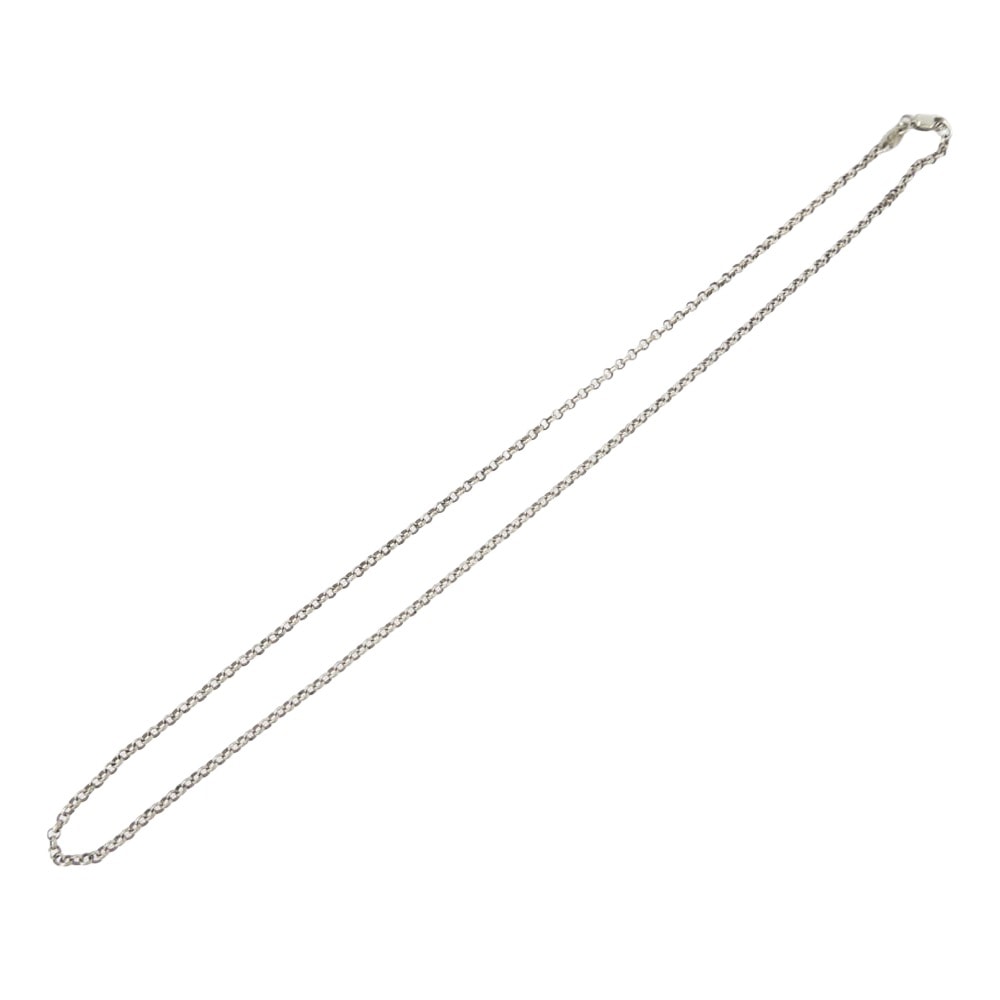 CHROME HEARTS クロムハーツ(原本無) ネックレス NECKCHAIN R16 ロールチェーン ネックレス 16inchi 16インチ シルバー系【中古】