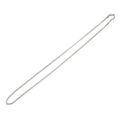 CHROME HEARTS クロムハーツ(原本無) ネックレス NECKCHAIN R16 ロールチェーン ネックレス 16inchi 16インチ シルバー系【中古】