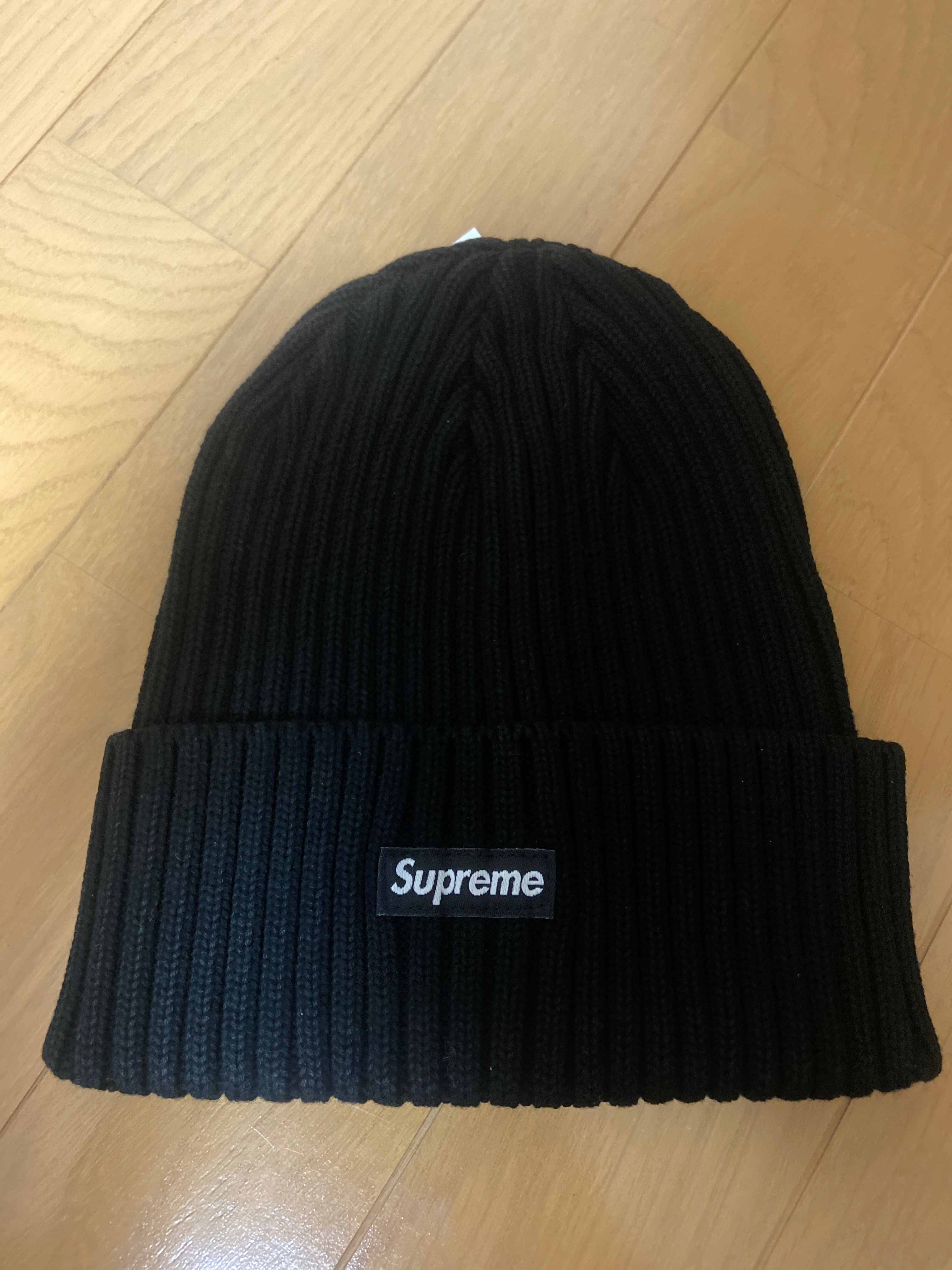 Supreme Overdyed Beanie "Black"(19SS)