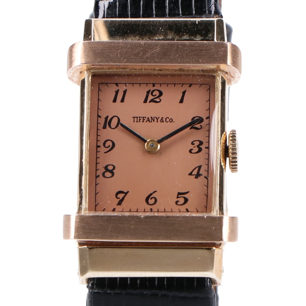 ティファニー 14K アンティーク トップハット c.h.meylan ムーブメント 手巻き