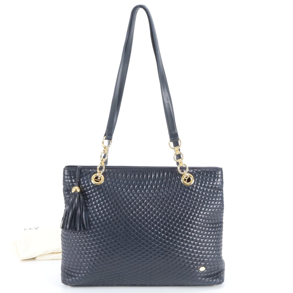 BALLY / バリー ◆ショルダーバッグ/チェーン/キルティング/レザー/グリーン 【バッグ/バック/BAG/鞄/カバン】 レディースファッション【中古】 [0220535548] branddepot-tokyo_t6299