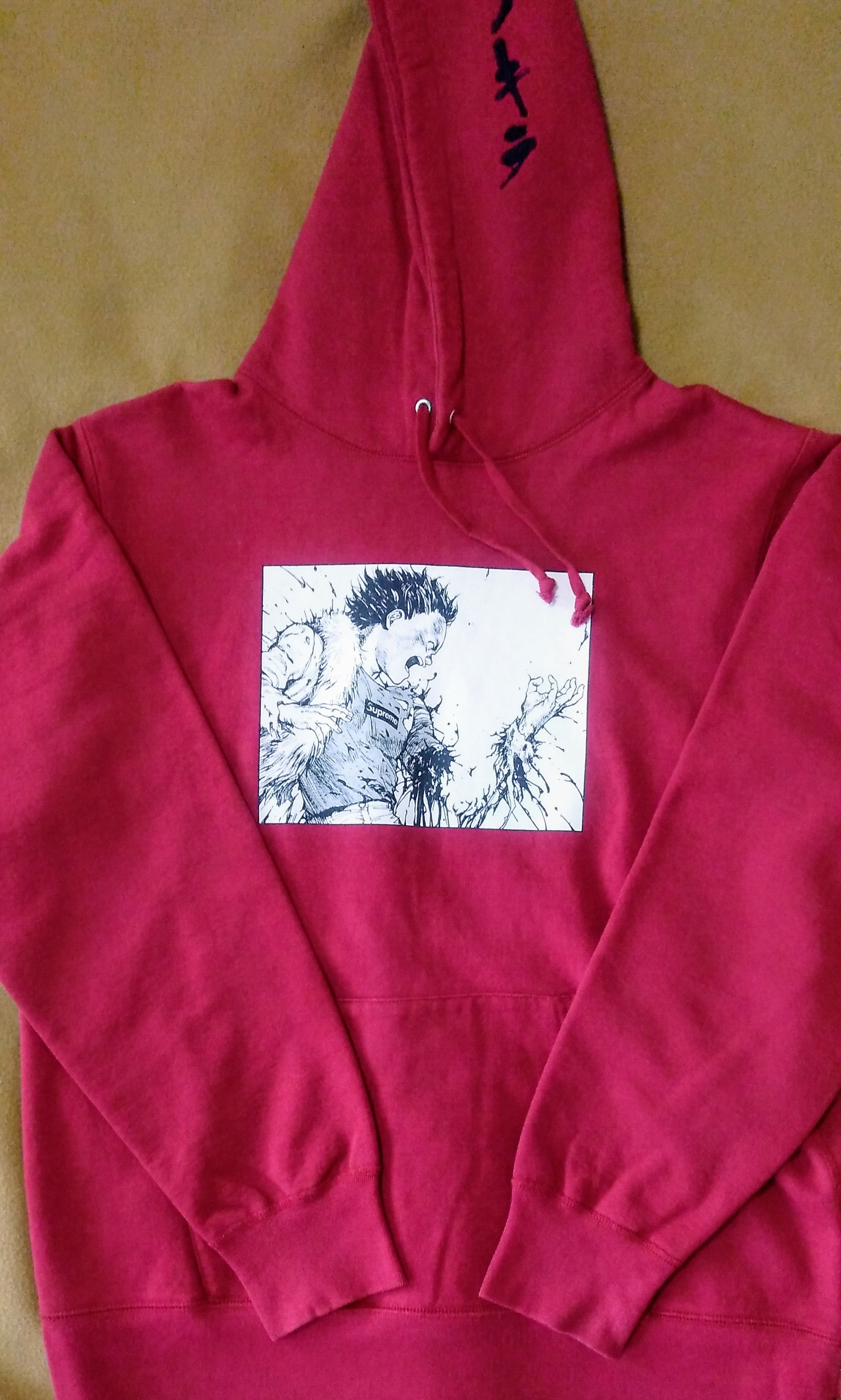 Supreme / AKIRA Arm Hooded Sweatshirt "Burgundy"