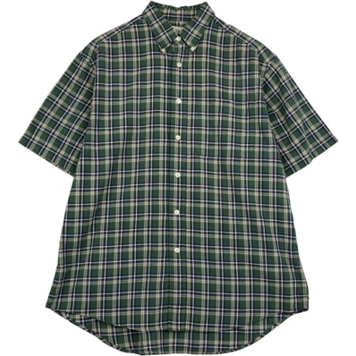 古着 90年代 ギャップ GAP オールドギャップ 半袖 ボタンダウン チェックシャツ メンズM相当 ヴィンテージ/eaa643801