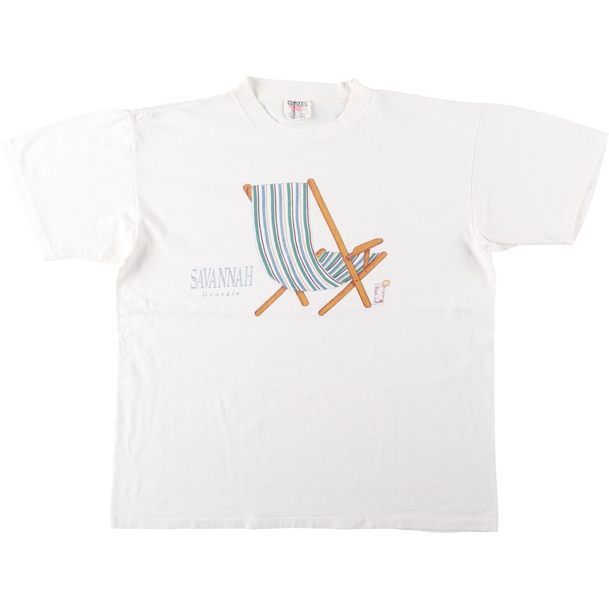 古着 90年代 オニータ ONEITA POWER-T プリントTシャツ USA製 メンズL相当 ヴィンテージ/eaa654092