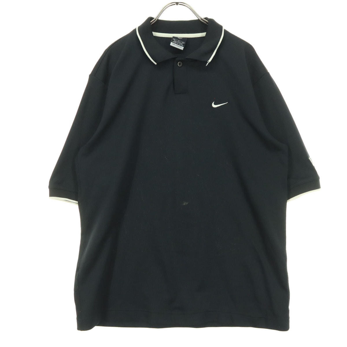 NIKE ナイキ スウッシュ ゴルフ 半袖 ポロシャツ M ブラック
