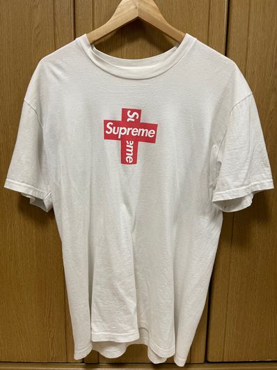 Supreme Cross Box Logo Tee "White"