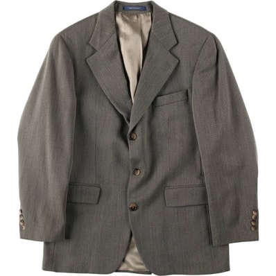 古着 ラルフローレン Ralph Lauren CHAPS チャップス ウールテーラードジャケット カナダ製 メンズM相当/eaa634752