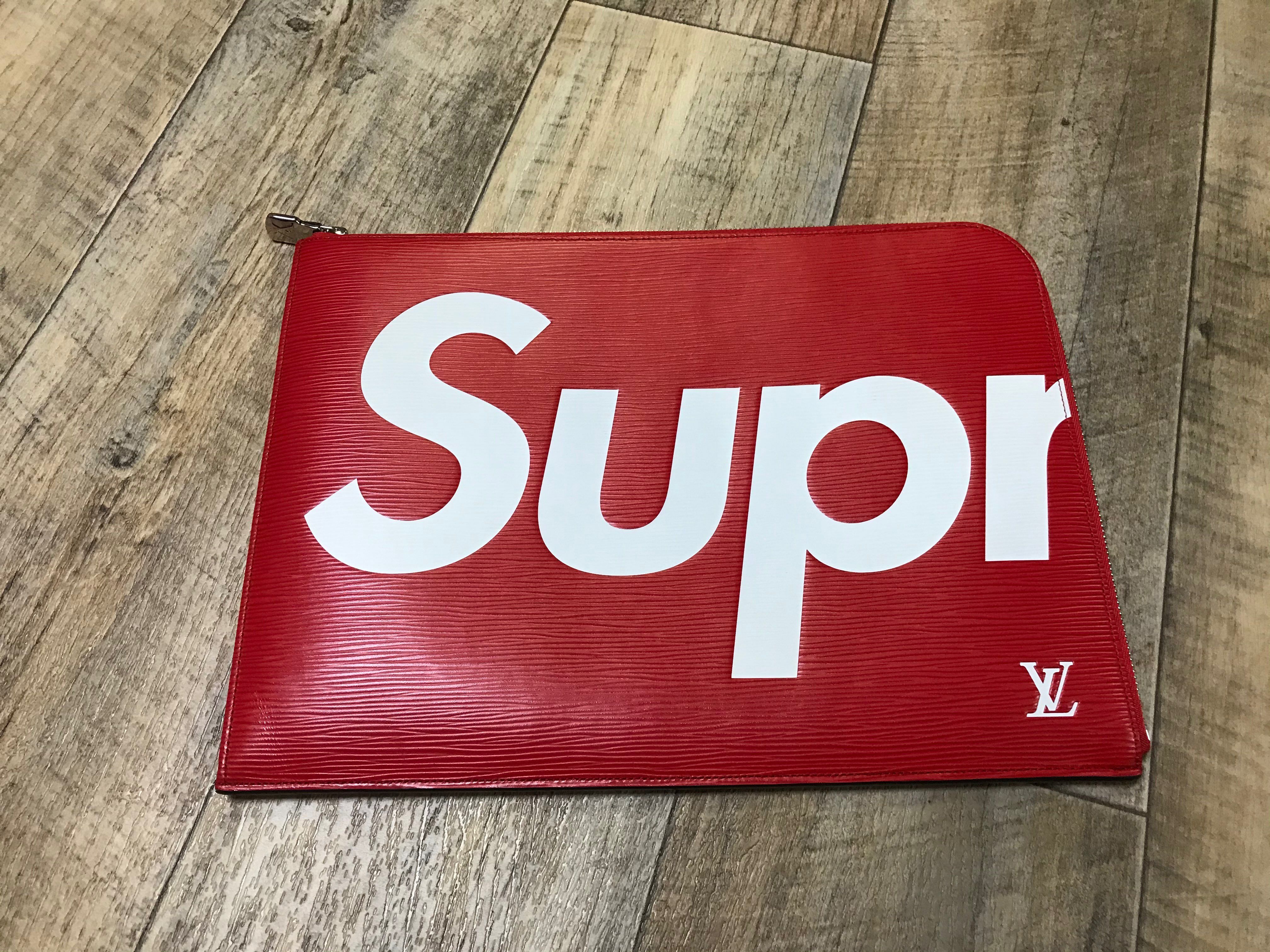 Supreme / Louis Vuitton Pochette Jour GM "Red"