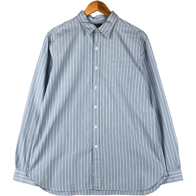 古着 ラルフローレン Ralph Lauren POLO by Ralph Lauren マルチストライプ 長袖 コットンストライプシャツ メンズL相当/eaa600589