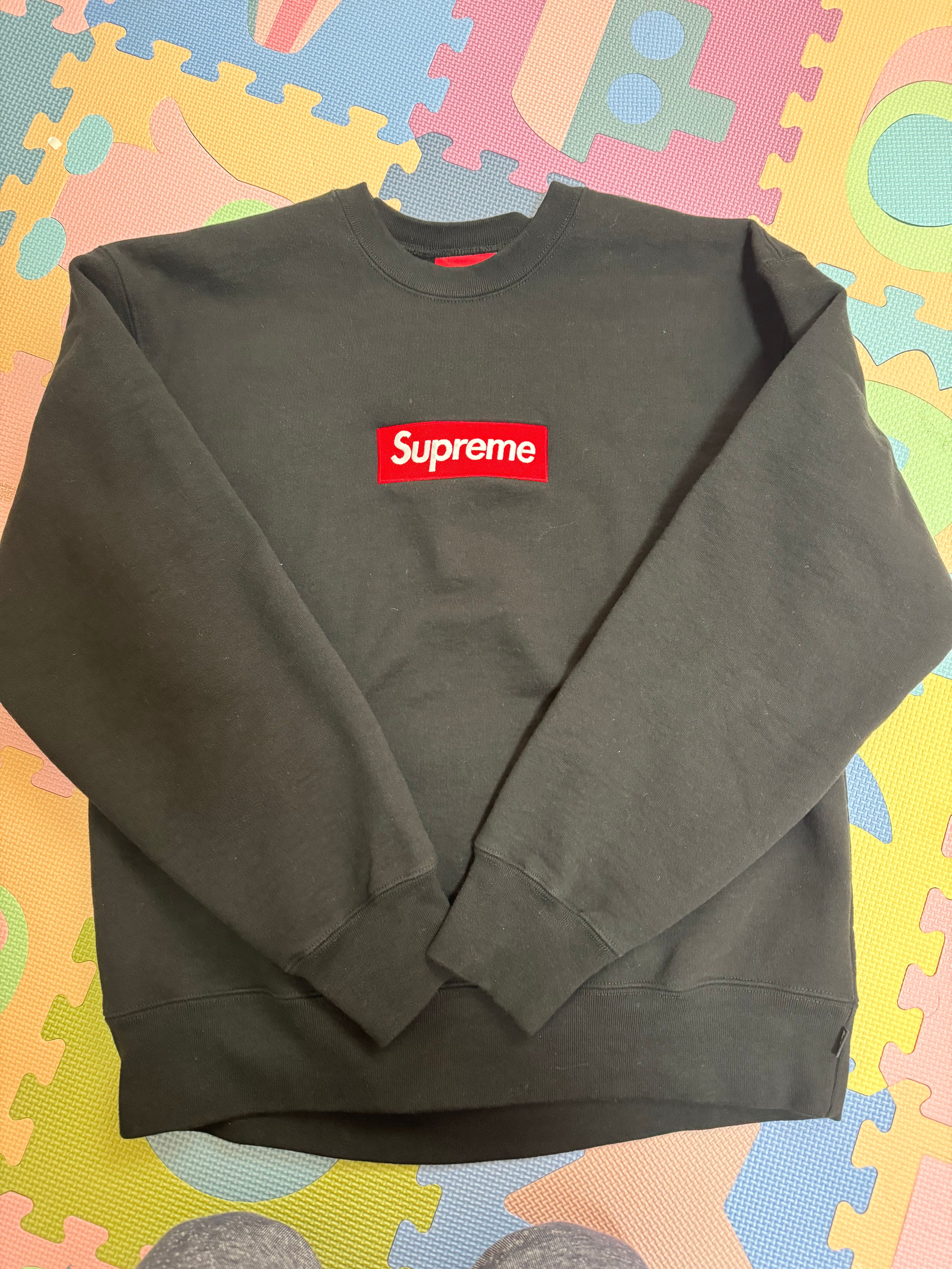 Supreme Box Logo Crewneck "Black" (22FW)