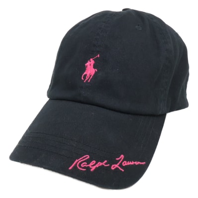 ポロ ラルフローレン Pink Pony ピンクポニー ツイル ボール キャップ