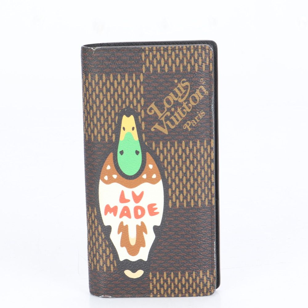 ■美品 ルイヴィトン ダミエ ポルトフォイユ ブラザ NIGO コラボ