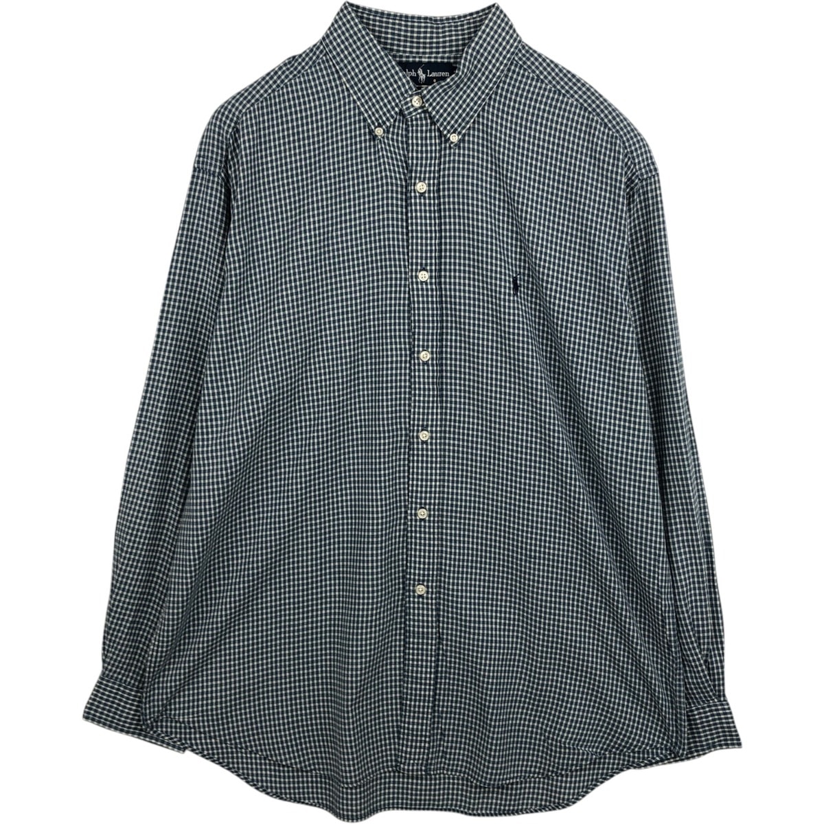 古着 ラルフローレン Ralph Lauren BLAKE 長袖 ボタンダウンチェックシャツ メンズXL相当/eaa631272